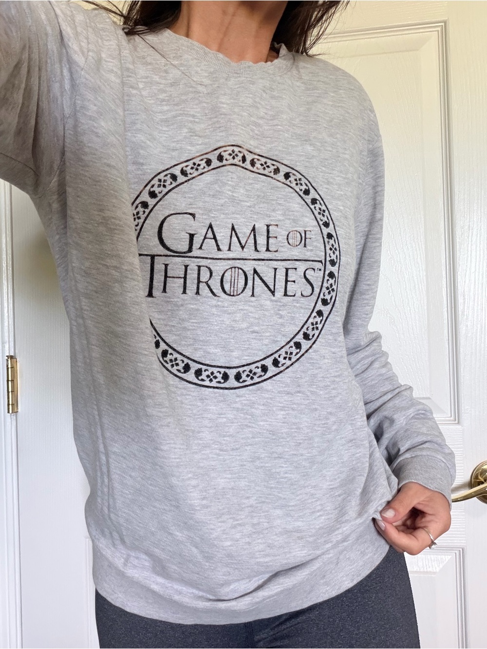 Game of Thrones Light Gray Crewneck Sweatshirt